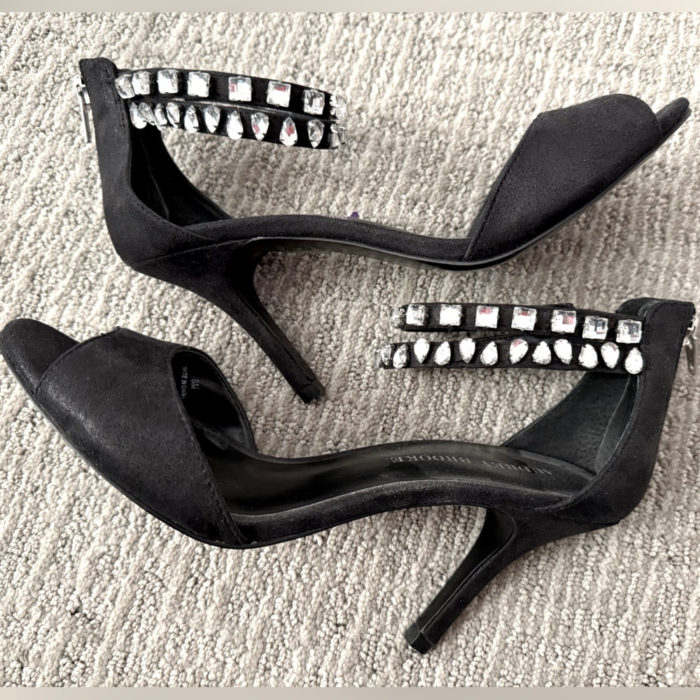 Audrey Brooke Dress Heels Rhinestones